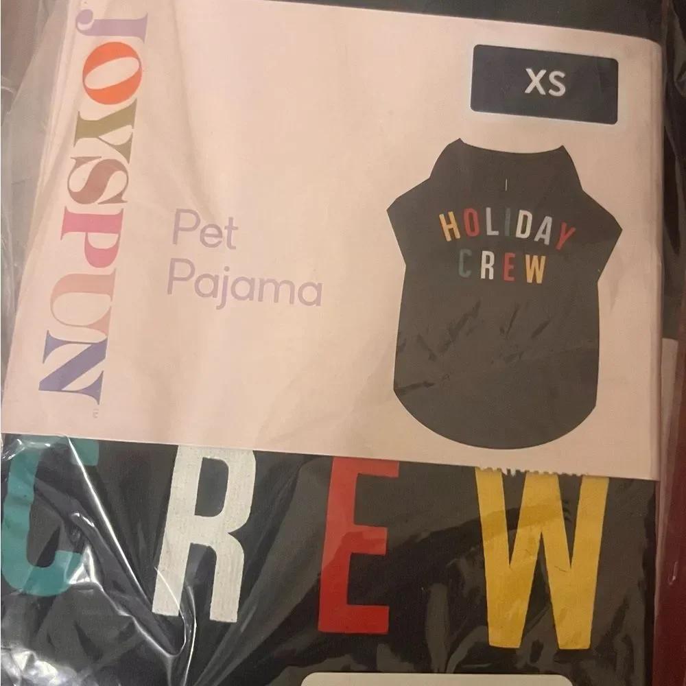Joyspun Holiday Crew Pet Pajama